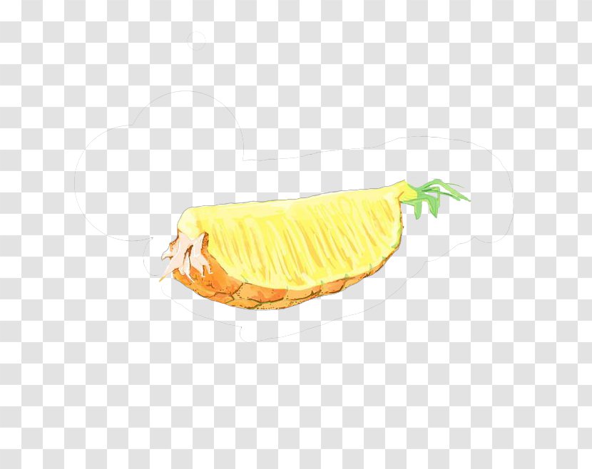 Drawing Cartoon - Animation - Pineapple Pulp Transparent PNG