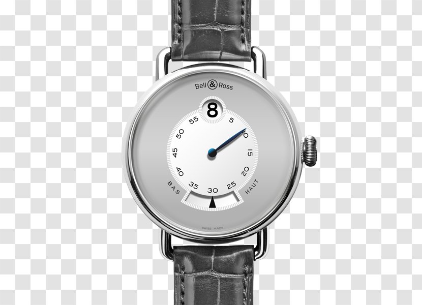 Automatic Watch Bell & Ross Strap Platinum - Clothing Accessories Transparent PNG