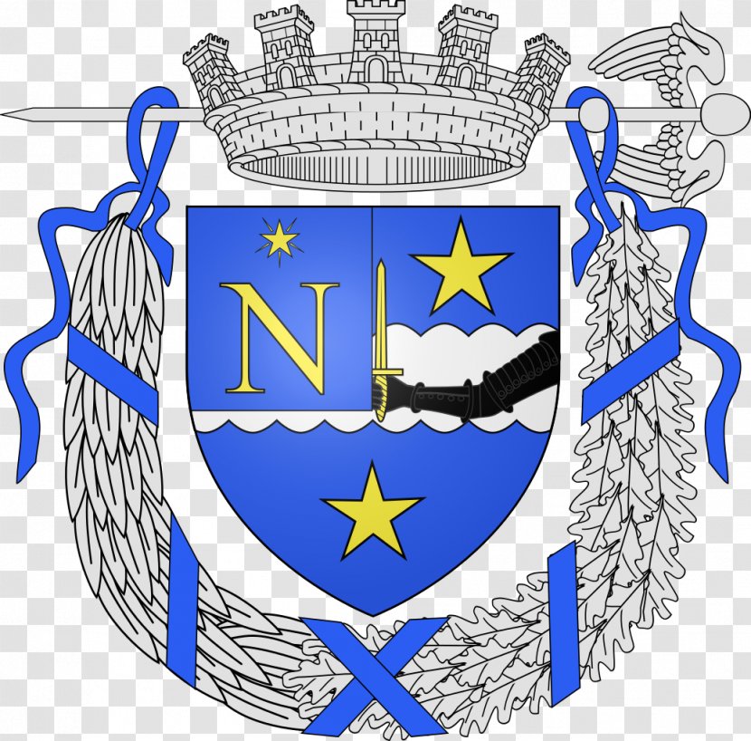 Fontainebleau Coat Of Arms Mural Crown Palio Di Asti Givors - Symbol - Orn Transparent PNG