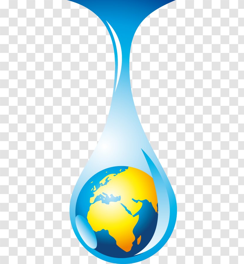 Earth Globe Water Drop World - Planeta Tierra Transparent PNG