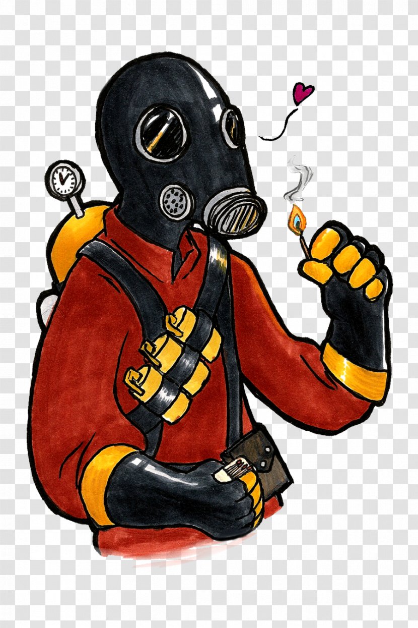 Team Fortress 2 Video Game Loadout Character Art - Pyro Transparent PNG