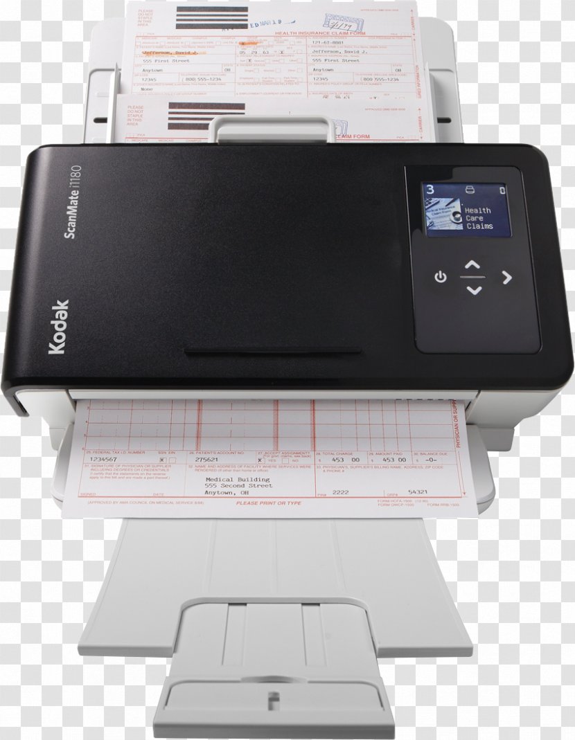 Inkjet Printing Image Scanner Kodak SCANMATE I1150 Document - Printer Transparent PNG