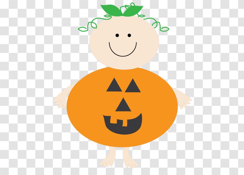 Pumpkin Halloween Infant Clip Art - Free Content - Baby Ghost Cliparts Transparent PNG