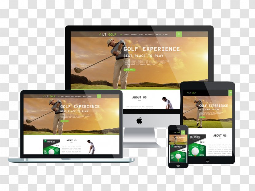 Responsive Web Design Joomla Template System Golf - Tournament Flyer Transparent PNG