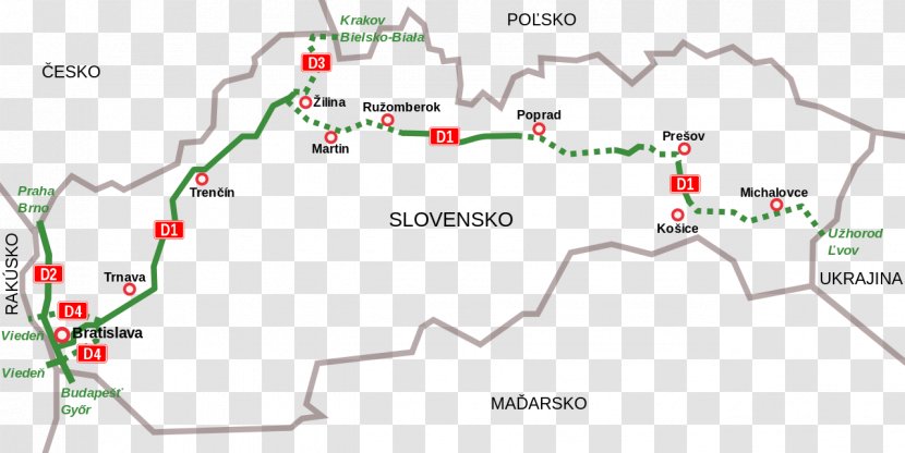 Bratislava Logistics Transport Controlled-access Highway D3 Motorway - Slovakia Transparent PNG