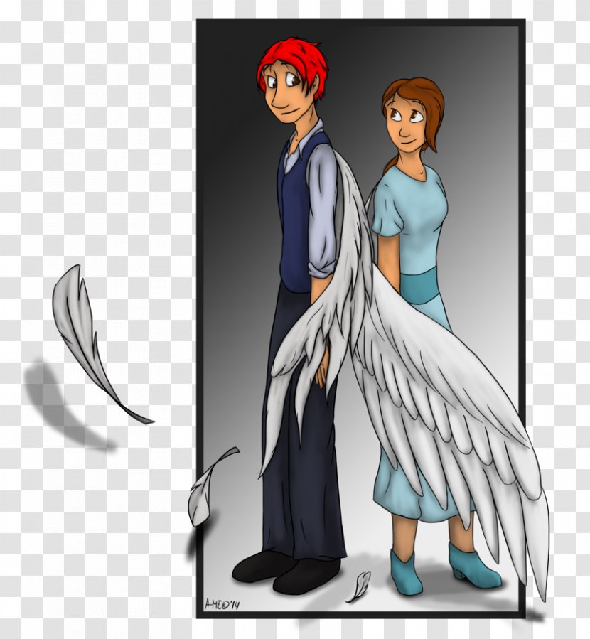 Costume Cartoon Character Fiction - Tree - Angel And Demon Transparent PNG