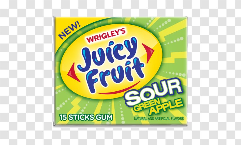 Chewing Gum Juicy Fruit Extra Sugar Substitute Wrigley Company Transparent PNG