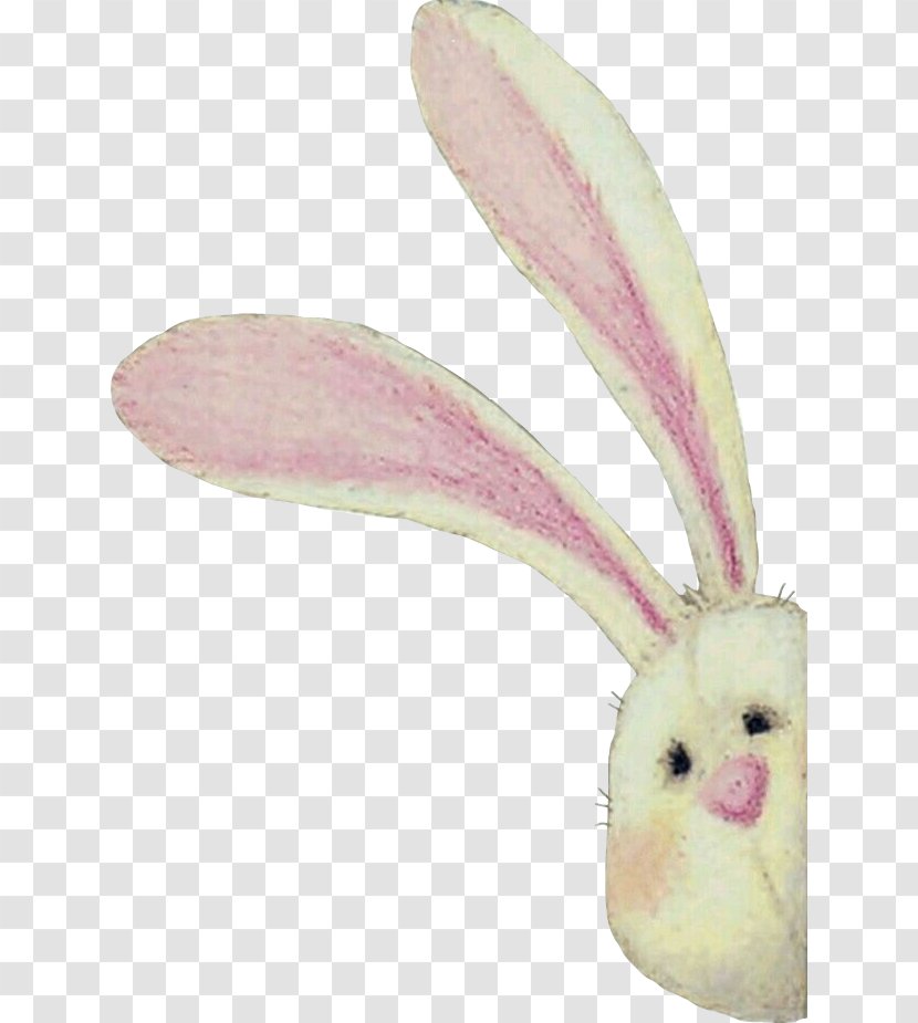 Easter Bunny Background - Feather - Rabbits And Hares Transparent PNG