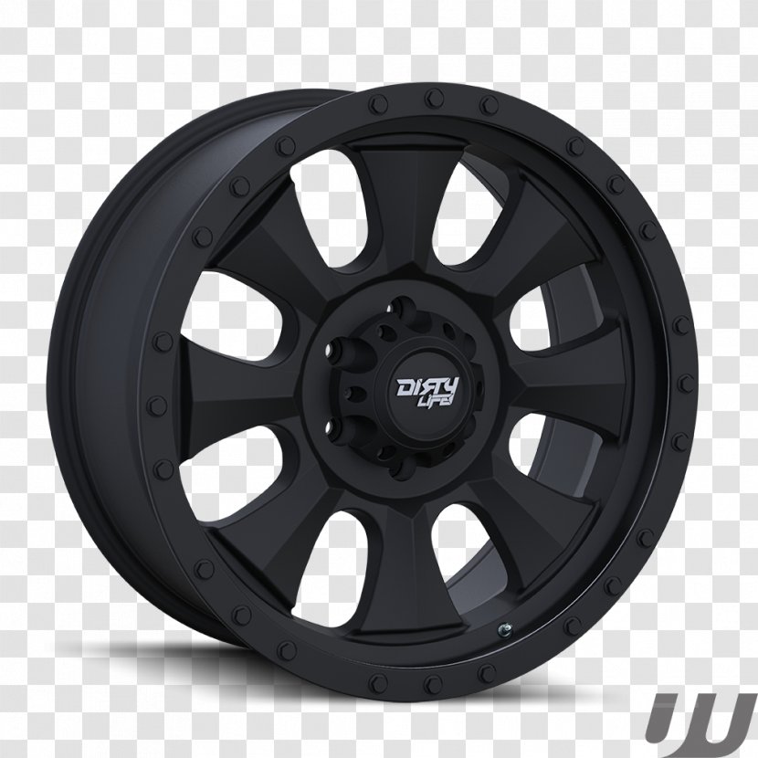 Alloy Wheel Beadlock Tire Rim - Side By - Dirty Transparent PNG
