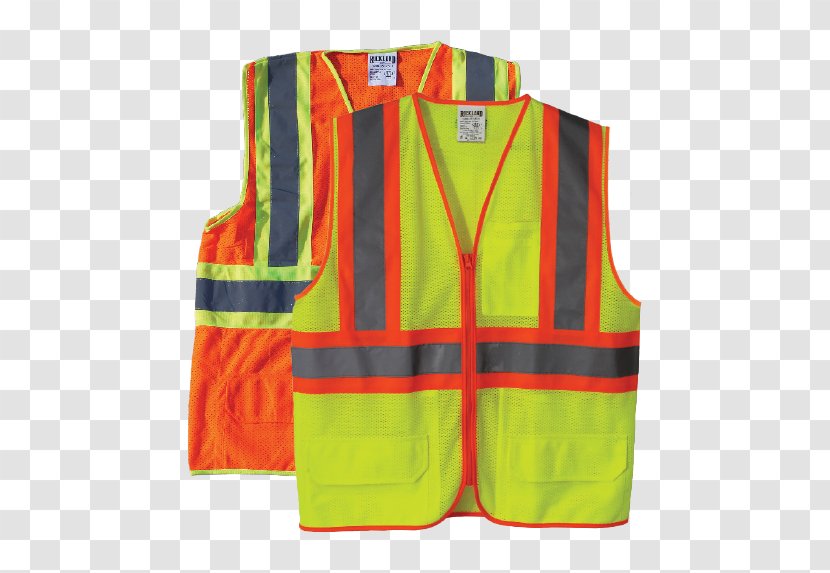 Gilets Sleeveless Shirt High-visibility Clothing - Safety Vest Transparent PNG