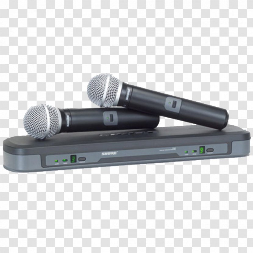 Wireless Microphone Shure SM58 PG58 - Electronic Device Transparent PNG