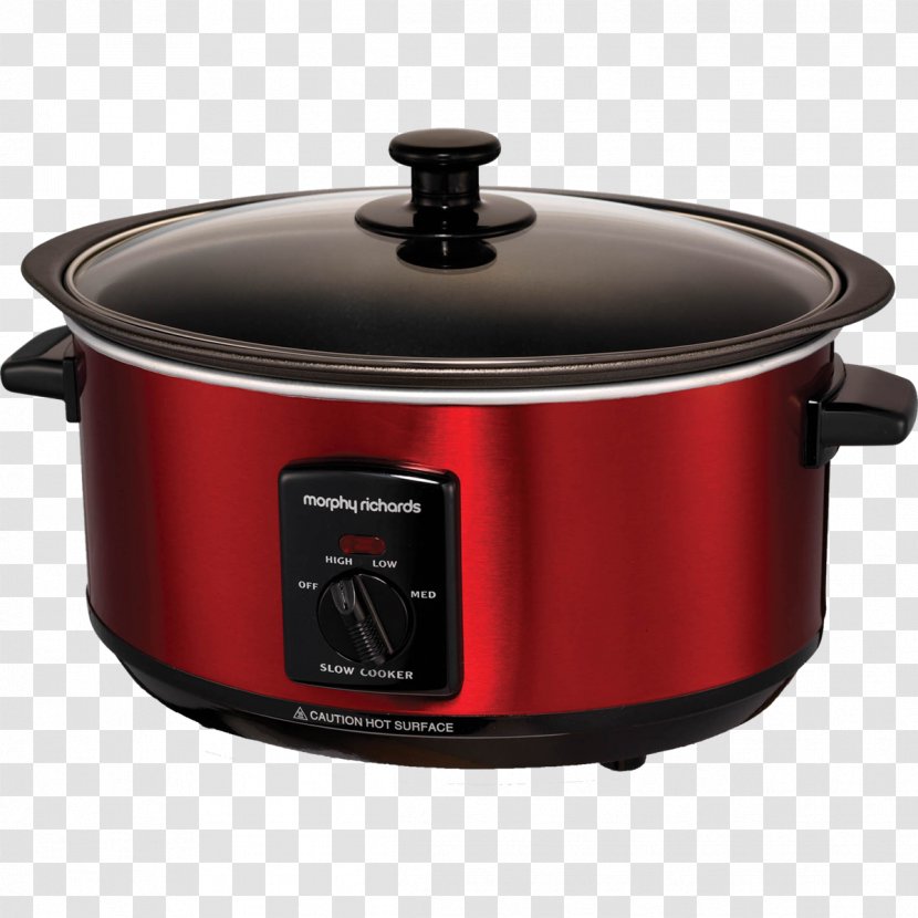 Slow Cookers Morphy Richards Sear And Stew Cooker 4870 Red Digital 6.5L - Cooking Ranges Transparent PNG