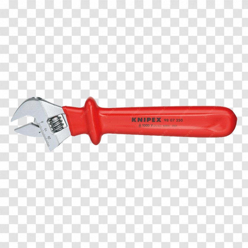Hand Tool Wrench Knipex Adjustable Spanner Pliers - Pincers - Image Transparent PNG