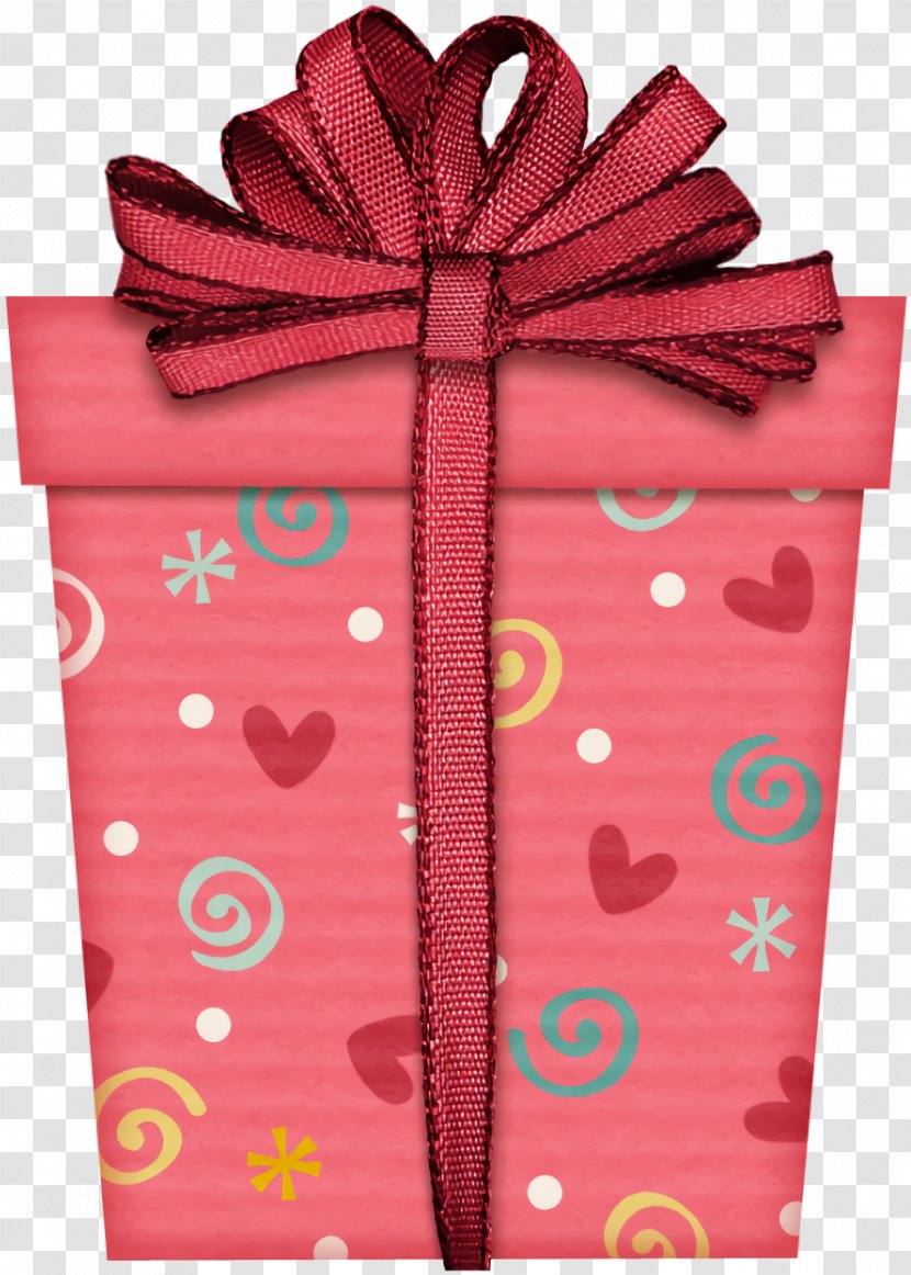 Christmas Gift New Year - Pink - Magenta Present Transparent PNG