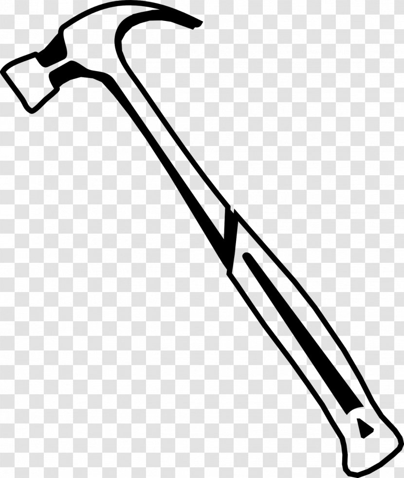 Drawing Hammer Tool Clip Art - Line Transparent PNG