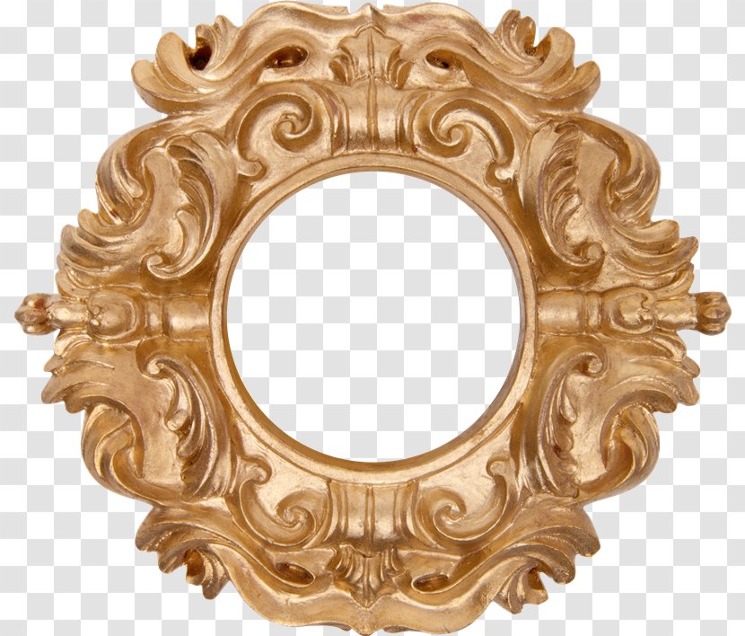 Picture Frames Mirror Clip Art - Bronze - Pk Transparent PNG