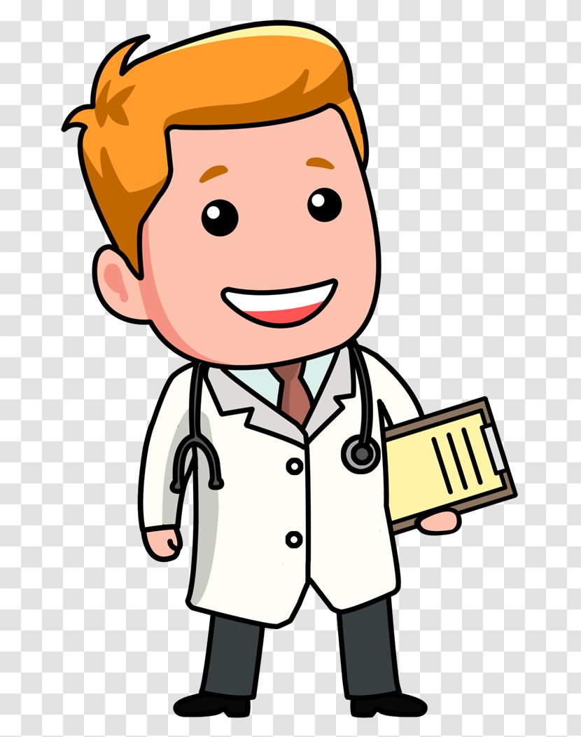 Cartoon Physician Clip Art - Male - Doctor Tools Transparent PNG