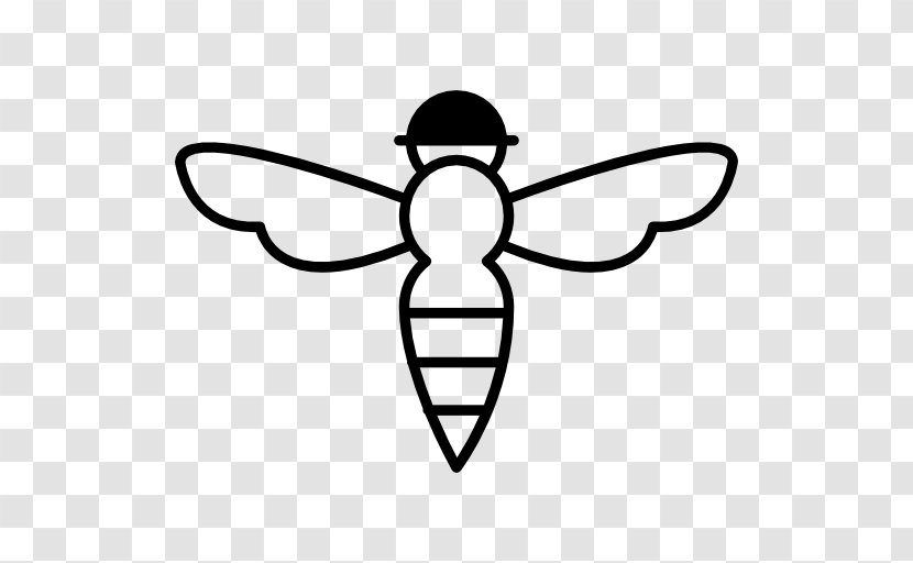 Honey Bee Insect Hornet - Black And White - Venom Transparent PNG