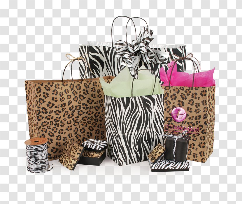 Handbag Animal Print Paper Shopping Bags & Trolleys - Gift - Bag Transparent PNG