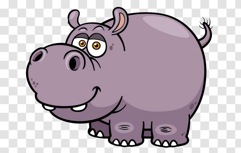 Hippopotamus Cartoon Stock Photography Clip Art - Rhinoceros - Rhino Transparent PNG