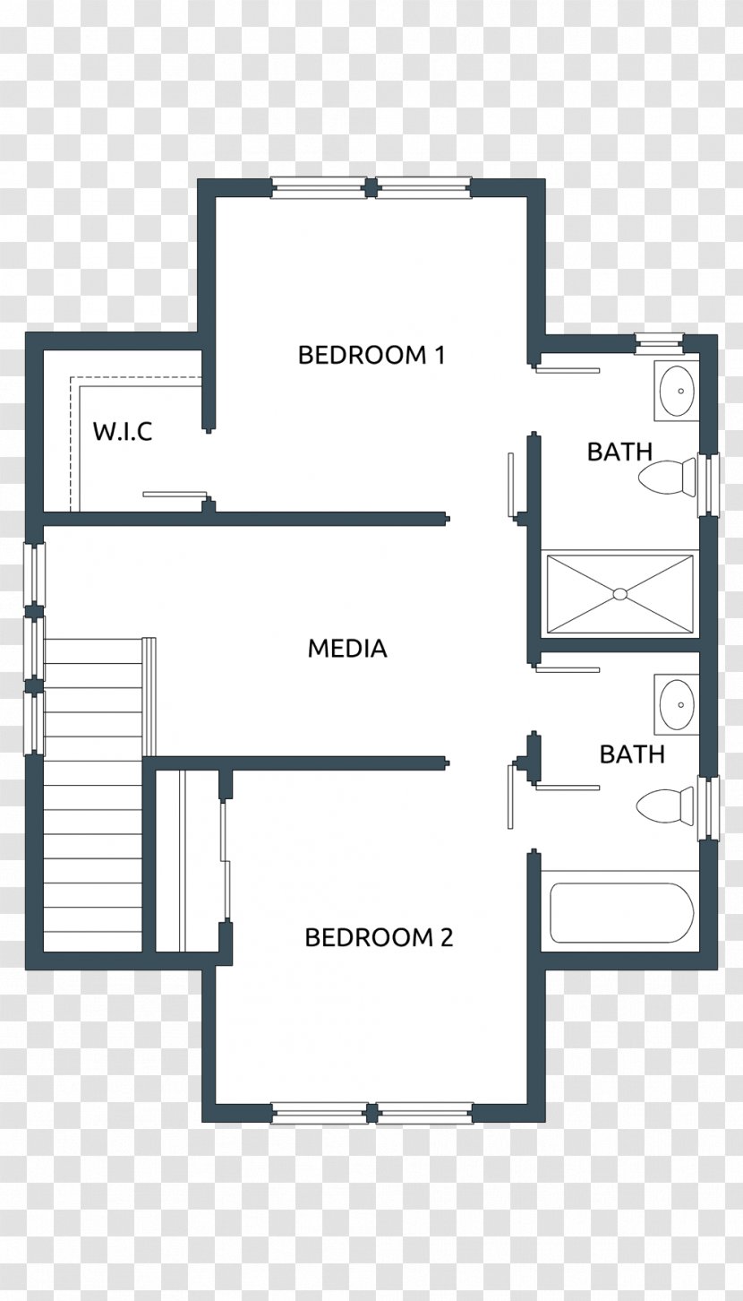 Floor Plan Line Angle - Diagram Transparent PNG