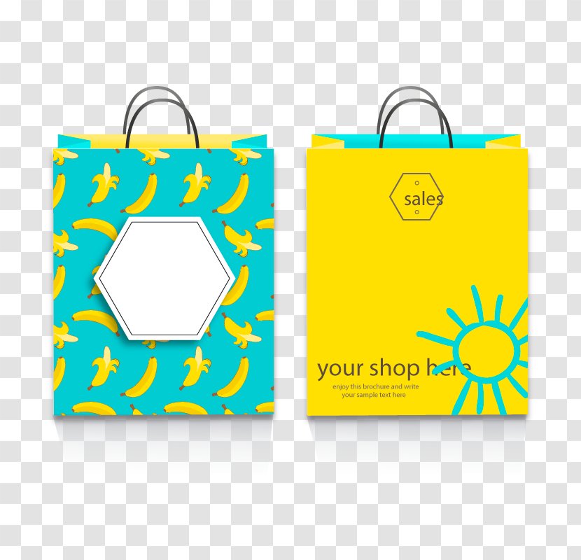 Paper Bag Shopping - Area - Vector Transparent PNG