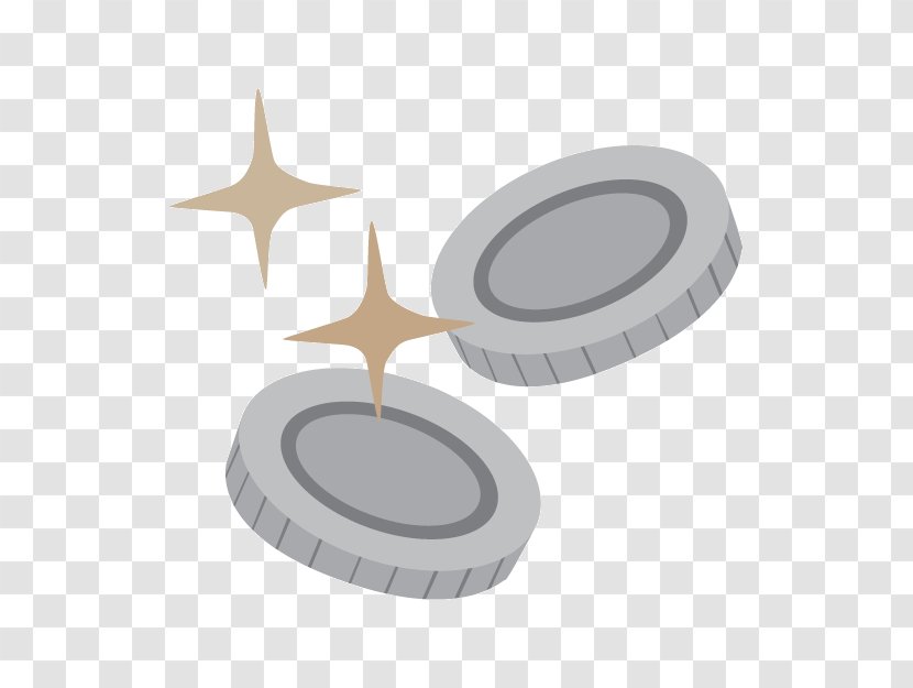 Silver Coin Currency - Cartoon Transparent PNG
