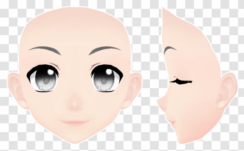 Eye Cheek Chin Forehead Lip - Flower - Weight Three-dimensional Characters Transparent PNG