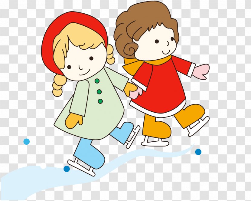 Winter Sport Ice Skating Clip Art - Frame - Kids Cartoon Transparent PNG