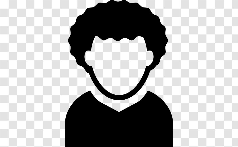 Nerd Avatar - Head - Curly Transparent PNG