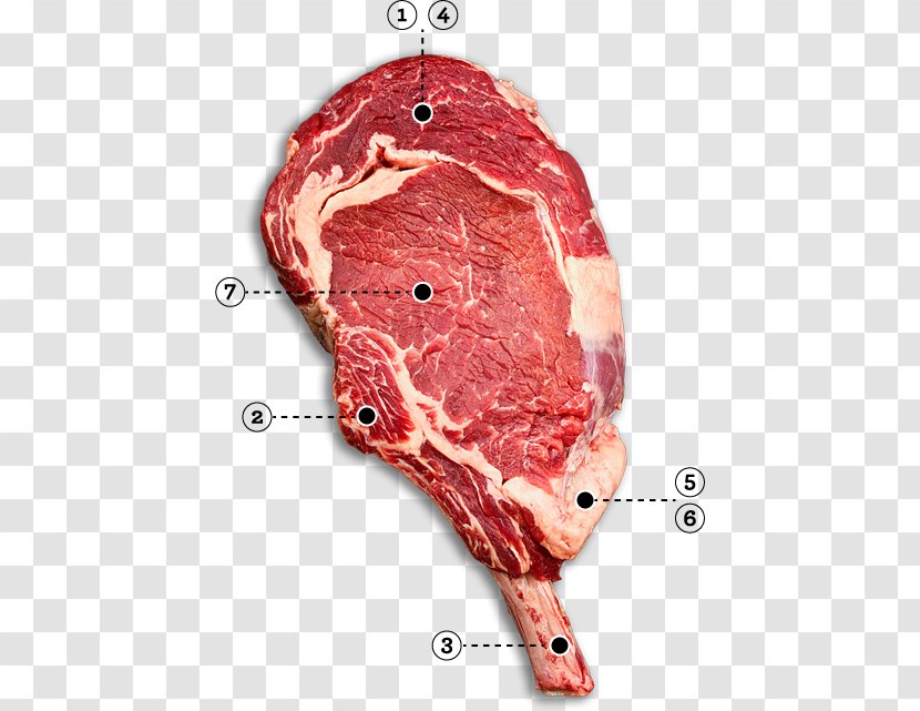 Beef Ham Meat Venison Rib Eye Steak - Silhouette - Cowboy Transparent PNG