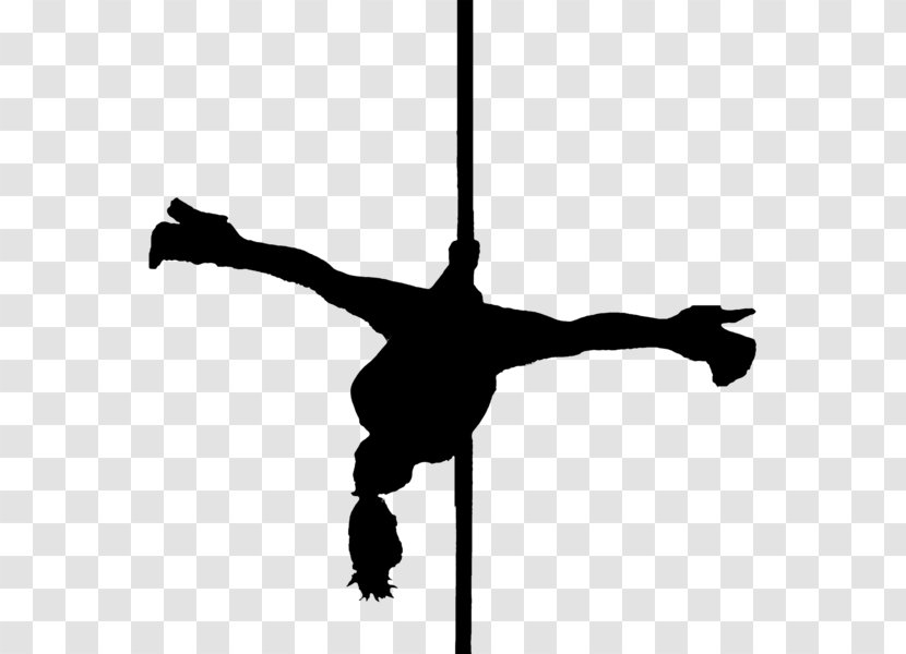 Silhouette Pole Dance - Split - Dancer Transparent PNG