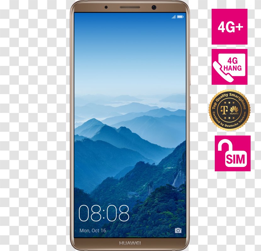 华为 Huawei Dual SIM LTE Smartphone - Cellular Network Transparent PNG
