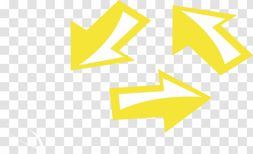 Area Angle Brand Pattern - Yellow - Arrow Triangle Transparent PNG