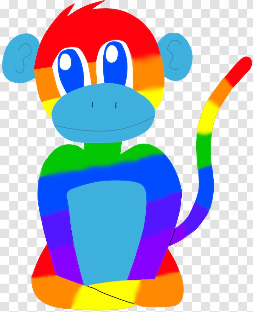 Monkey Drawing Child Clip Art - Striped Clipart Transparent PNG