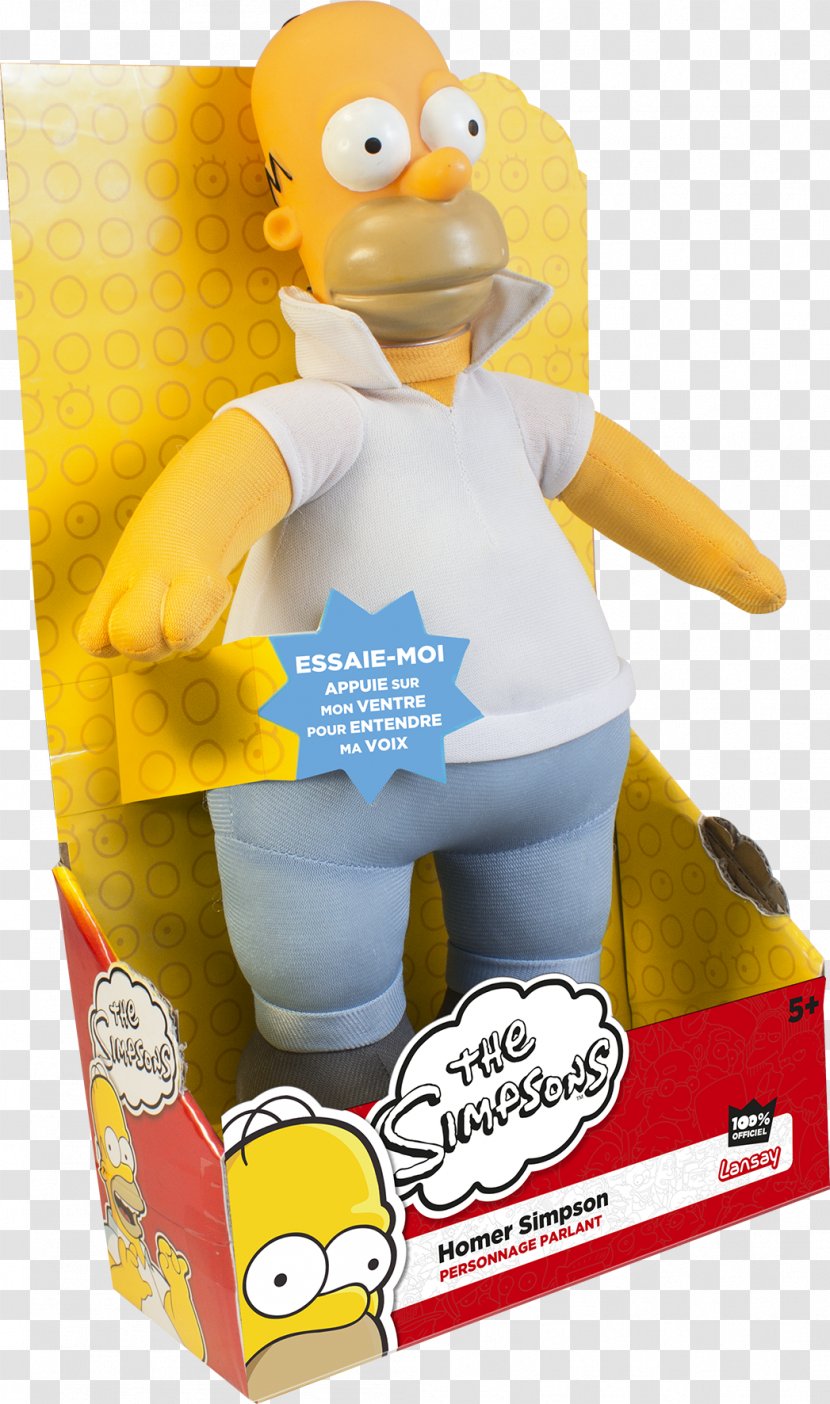 Stuffed Animals & Cuddly Toys Trivia Game Plush The Simpsons Guy - Yellow - Homer Transparent PNG