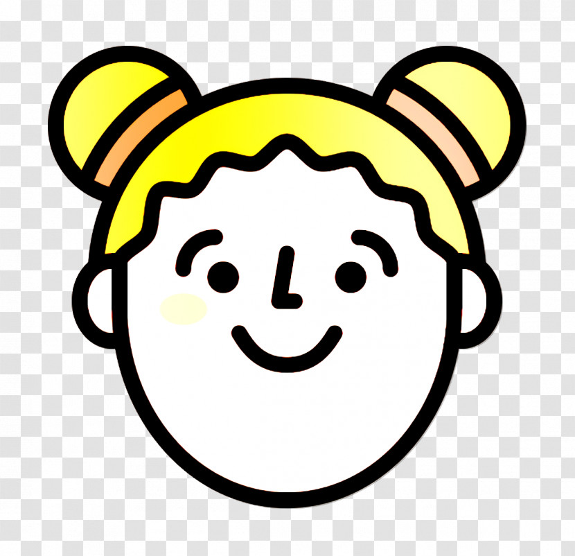 Girl Icon Happy People Icon Transparent PNG
