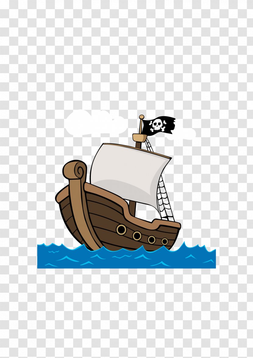 Cartoon Ship Piracy - Concept Art - Vector Pirate Transparent PNG
