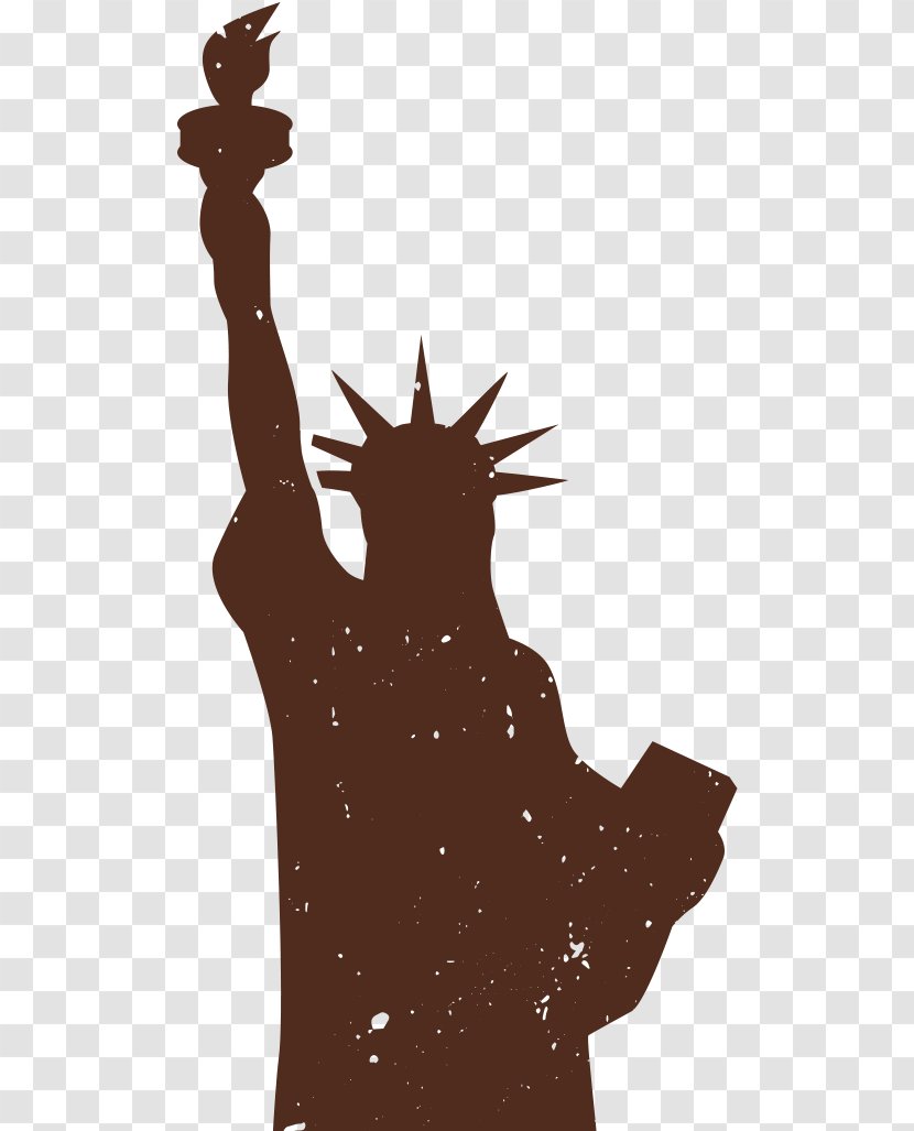 Statue Of Liberty Silhouette - Art Transparent PNG