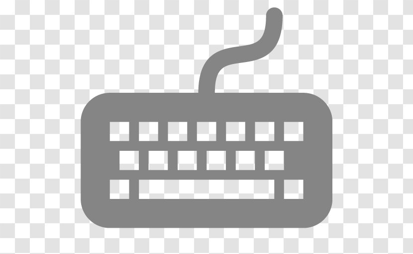 Computer Keyboard Mouse Android - Black And White Transparent PNG