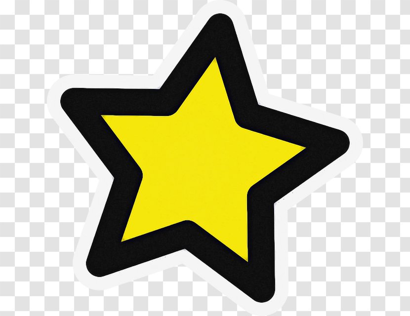 Yellow Star Icon Sign Symbol - Logo Transparent PNG