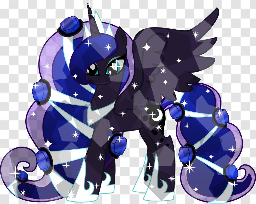 Horse Cobalt Blue Cartoon Robot - Purple - Crystallize Transparent PNG