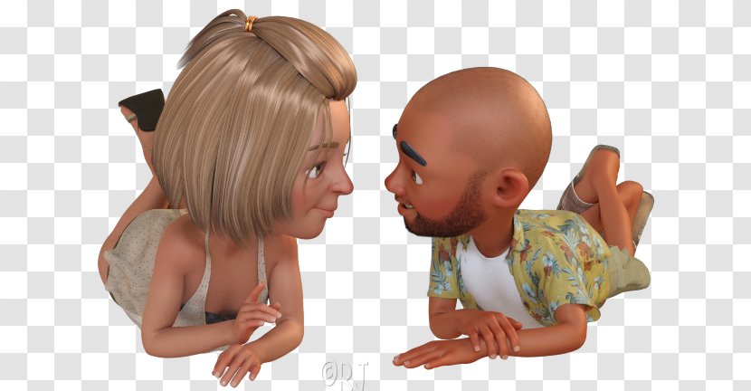 Human Behavior Toddler Figurine - Old Couple Dancing Transparent PNG