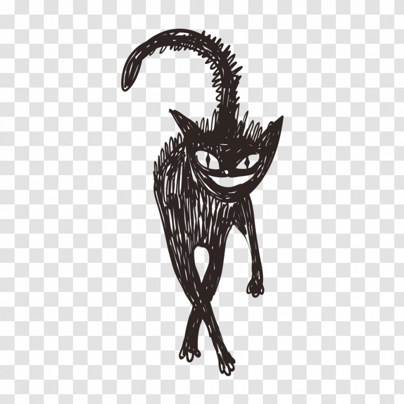 Black Cat Dog - Cartoon Little Transparent PNG