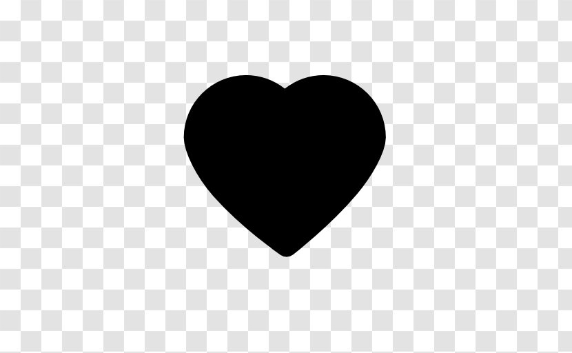 Heart Clip Art - Black And White Transparent PNG