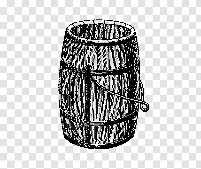 Monochrome Photography - Wooden Barrel Transparent PNG