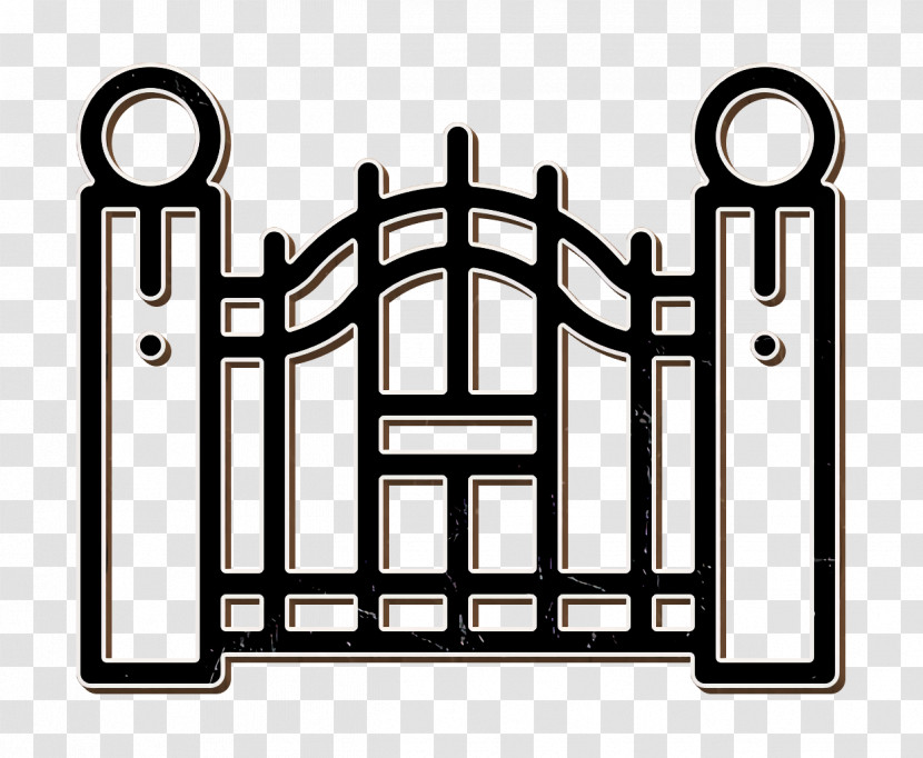 City Icon Gate Icon Transparent PNG