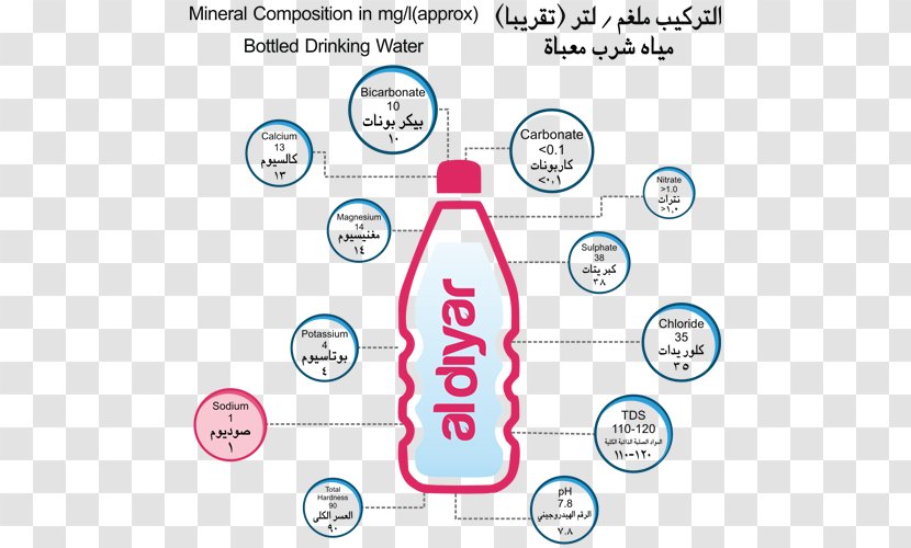 Brand Product Design Water - Diagram - Mineral Label Transparent PNG