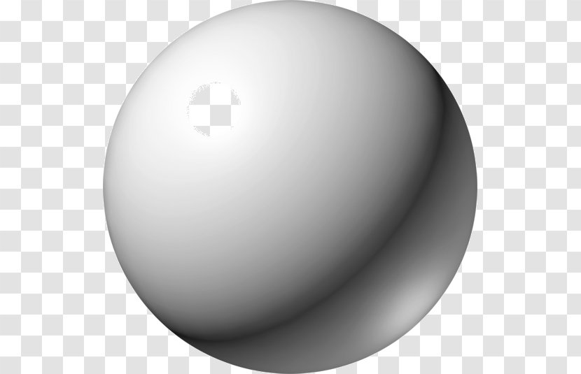 Sphere Grey Black And White Ball - 3D Solid Geometry Gypsum Brush Transparent PNG