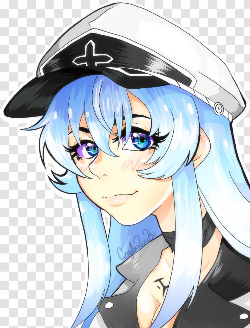 Drawing DeviantArt Line Art - Frame - Esdeath Transparent PNG